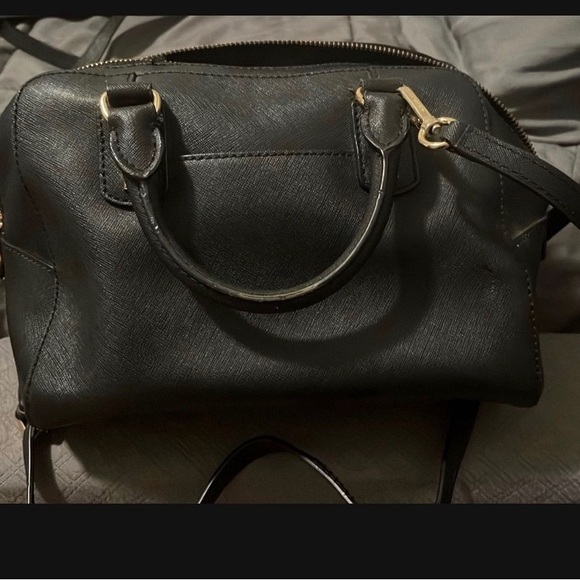 MICHAEL Michael Kors Black Satchel with Gold Stud Accents - Picture 3 of 3